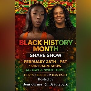 2/28 Black history month bus 🚌 share show Hosted by jensjourney & beautybyfk